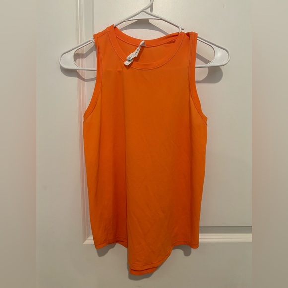 lululemon athletica Tops - lululemon bright orange racer back tank